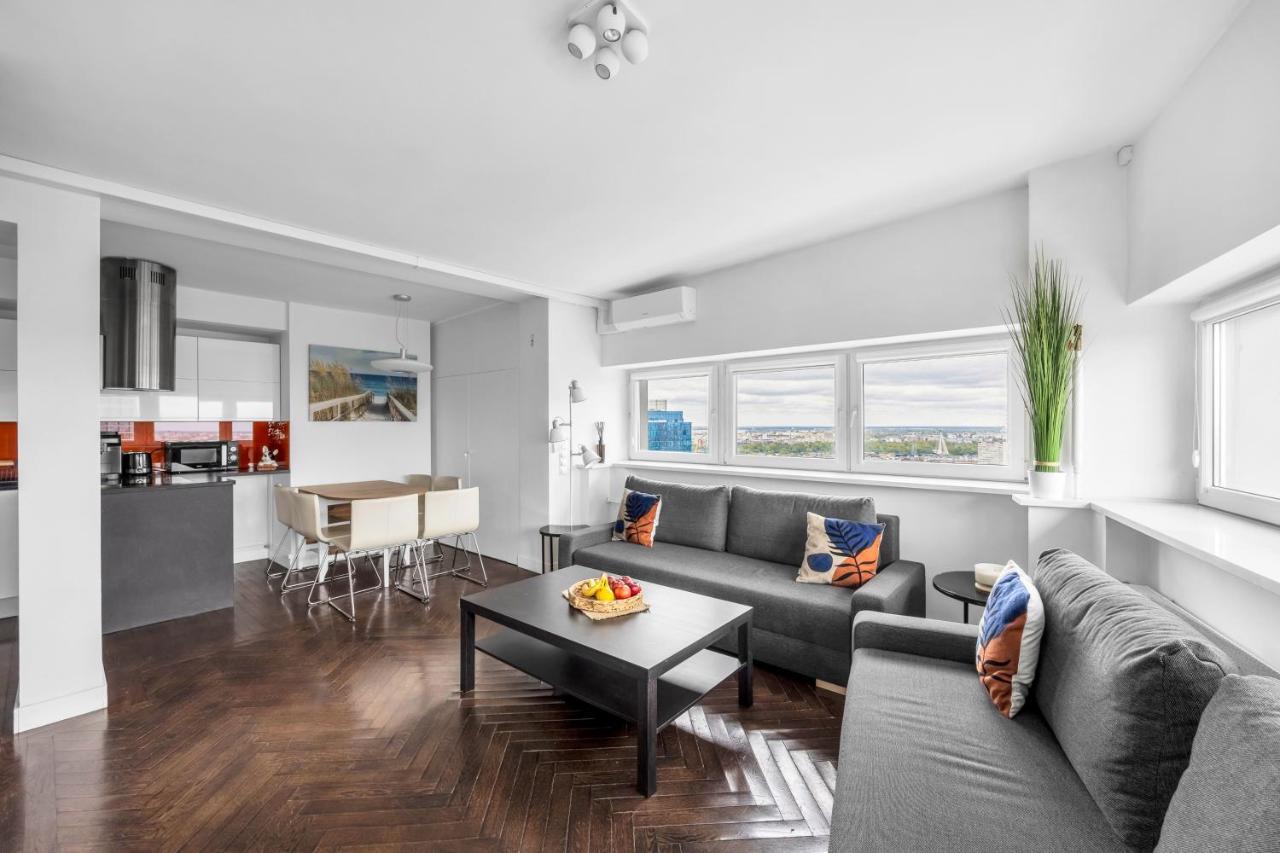 23Rd Floor 3Br Apt With Views Of Варшава Экстерьер фото